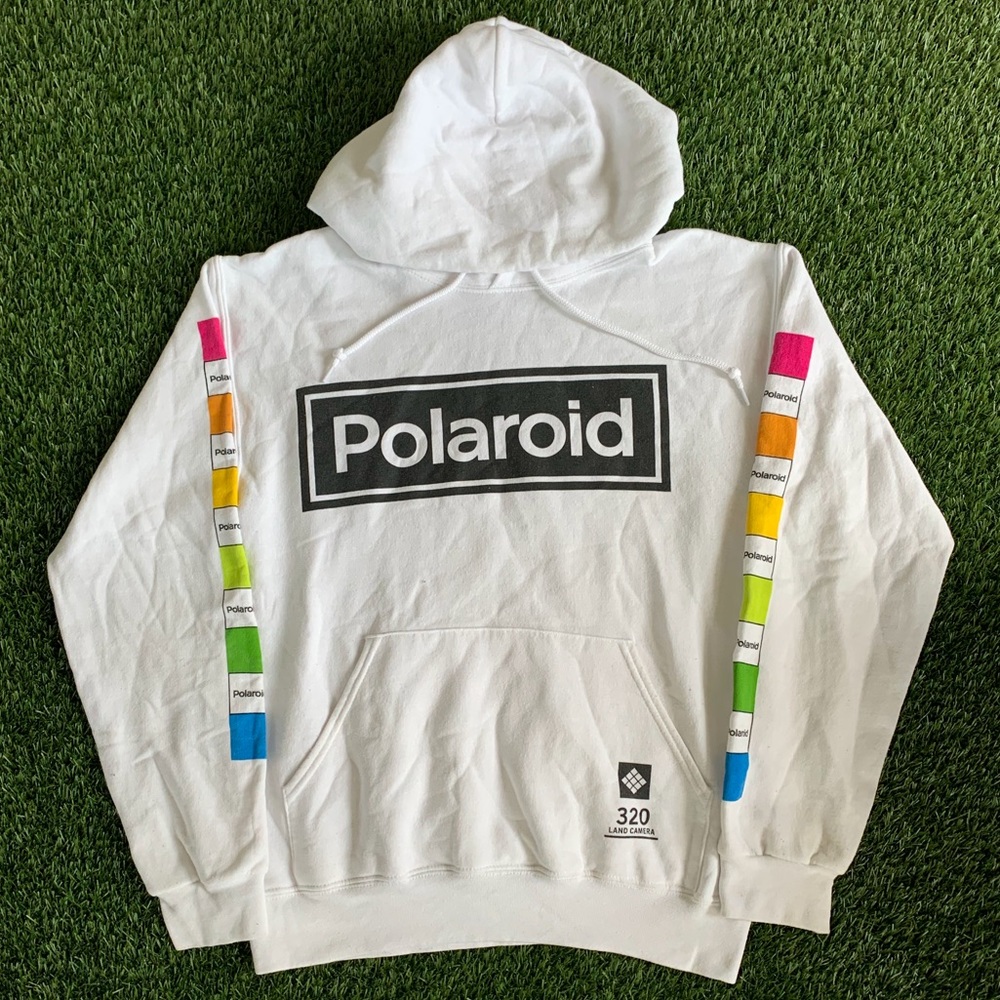 📸Polaroid 320 Land Camera White Hoodie